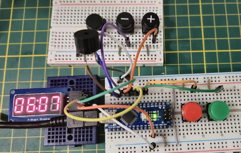 Schaltung - Arduino Eieruhr