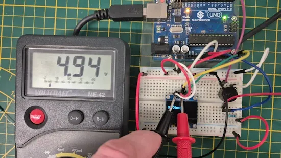 5V des Arduino UNO R3 ausmessen