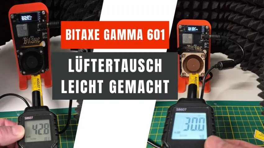 Bitaxe Gamma 601 - Lüfter tauschen