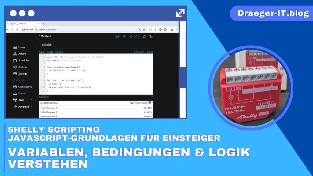 Shelly Scripting für Einsteiger