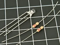 Dual-Color-LED mit Widerstände