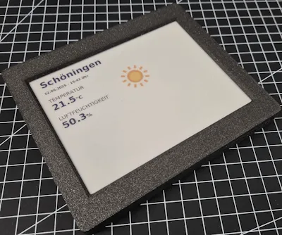 Inkplate 6Inch ePaperDisplay - Ansicht von der Seite