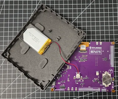 Inkplate 6Inch ePaperDisplay - LiPo Batterie