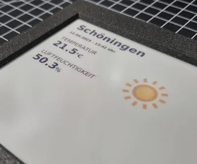 Inkplate 6Inch ePaperDisplay - Sicht aus jedem Winkel möglich