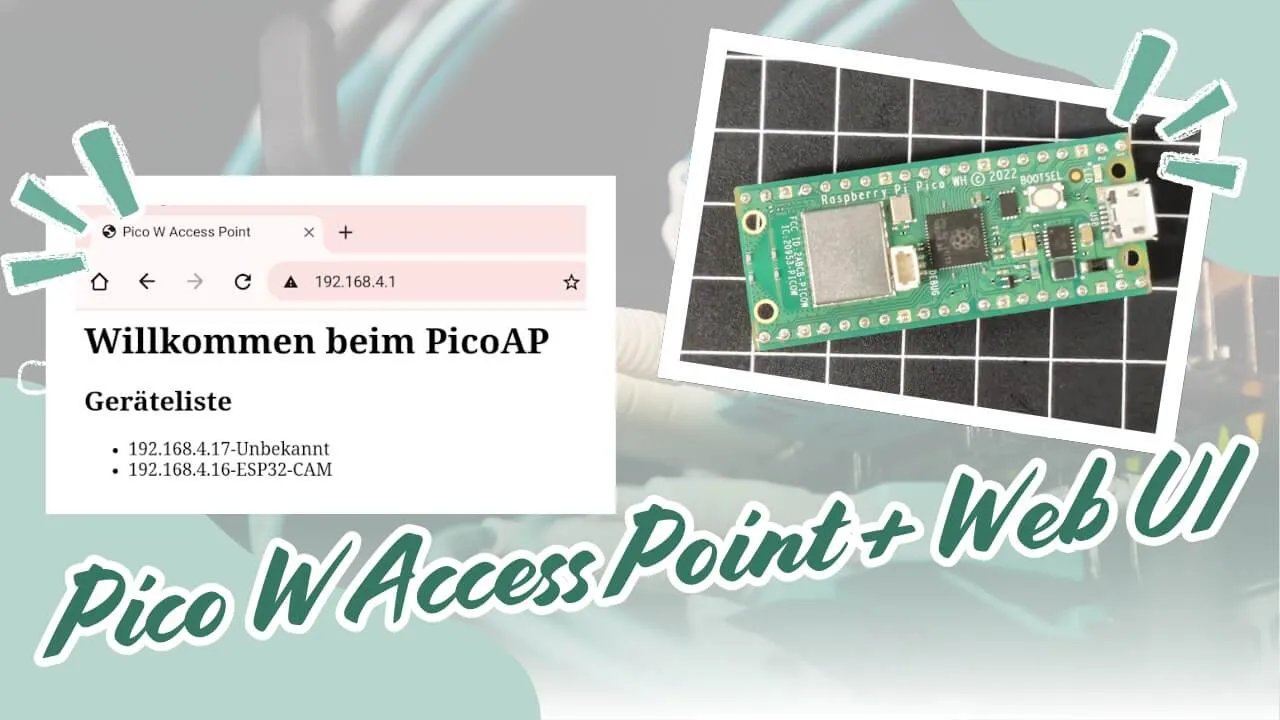 Pico W AccessPoint + WebUI