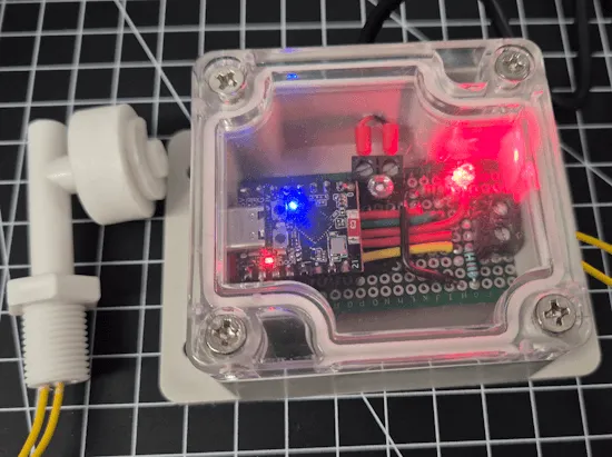 Schaltung - ESP32-C3 Mini mit Schwimmschalter - Fail