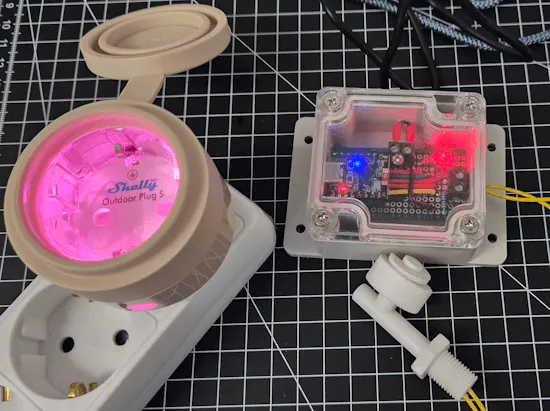 Shelly Outdoor Plug mit ESP32-C3 Mini und Schwimmschalter - deaktiviert