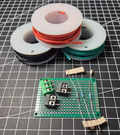 Material zum Aufbau der Schaltung