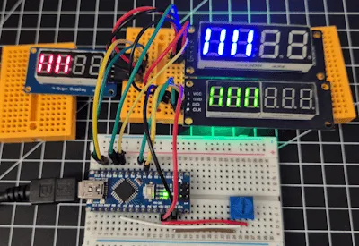 Segmentanzeigen - Beispiel - Level-Meter