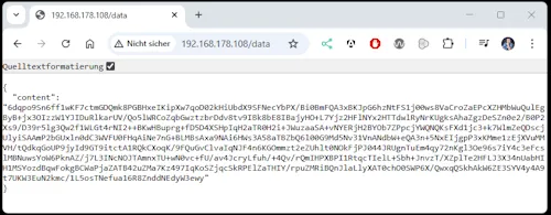 air-Q pro - verschlüsselte Messdaten