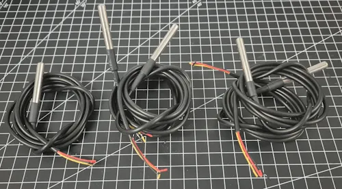 DS18B20 Sensoren in wasserdichtem Gehäuse