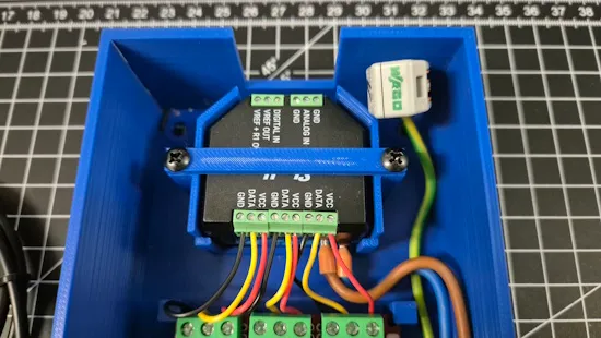 Gehäuse für Shelly mit AddOn und 5 DS18B20 Sensoren 5