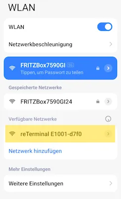 offener AP des reTerminal E1001