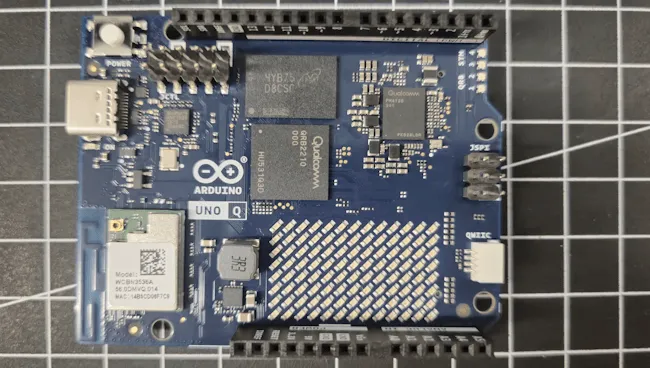 Arduino UNO Q - Ansicht von Oben