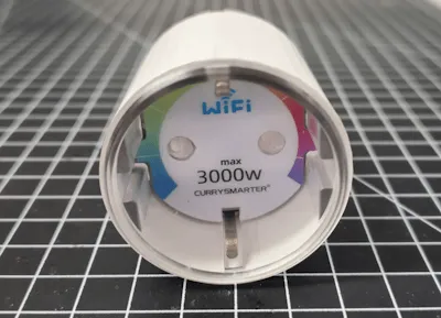 CurrySmarter - WiFi-Stecker - Ansicht von vorn