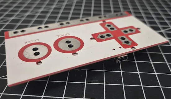 Makey Makey Controller Ansicht von oben