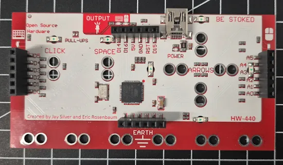 Makey Makey Controller Ansicht von unten