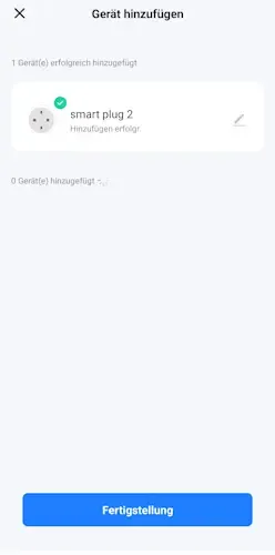 SmartLife App - Einrichten CurrySmarter WiFi-Stecker Step6