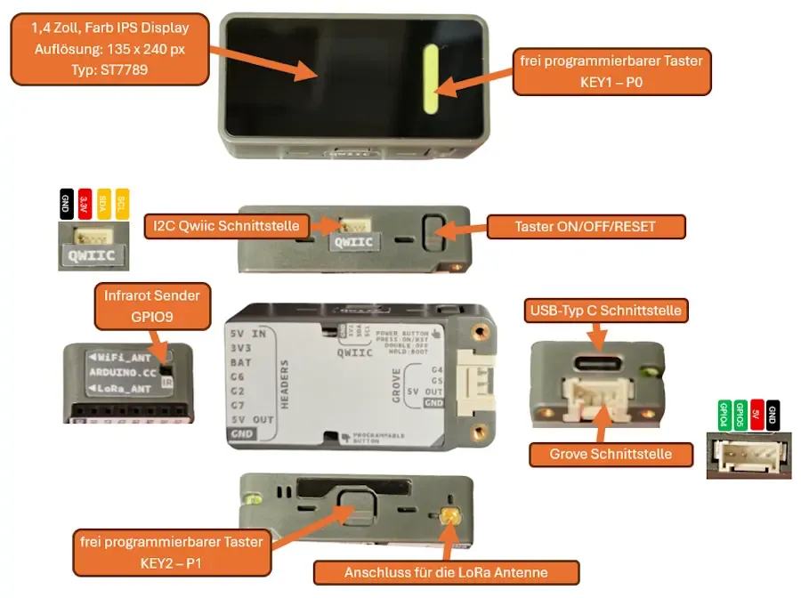 Aufbau - Arduino Nesso N1