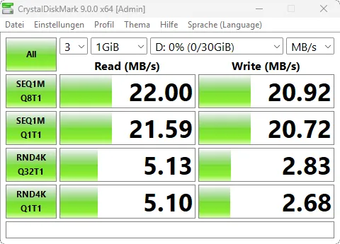 M57 - microSD-Kartenleser - Test