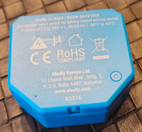 Shelly 1L Gen3 - 4