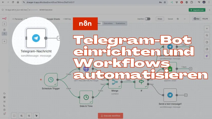 n8n Tutorial: Telegram-Bot einrichten und Workflows automatisieren