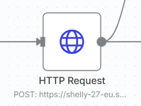 n8n Workflow - HTTP-Request zum ermitteln der Sensordaten