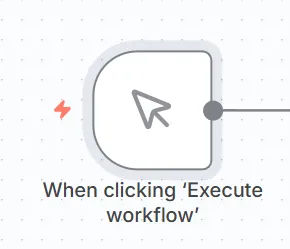 n8n Workflow - Trigger zum starten des Workflows