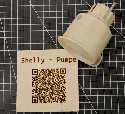 QR-Code für schnellen Zugriff auf lokalen AP eines Shelly