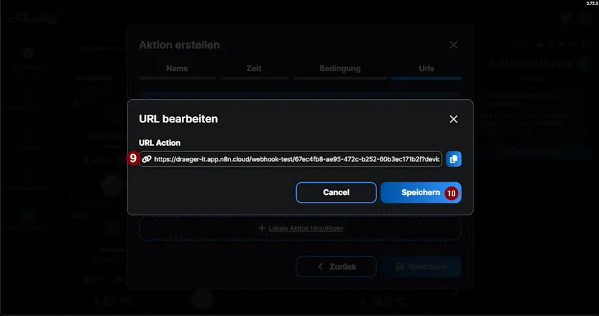 Shelly Controll - Add Action - Step5