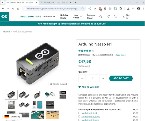 kosten Arduino Nesso N1