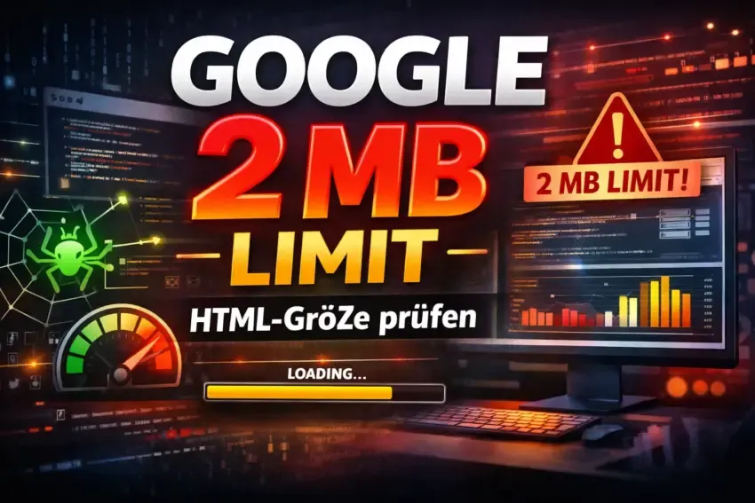 Google 2 MB HTML Limit automatisiert prüfen