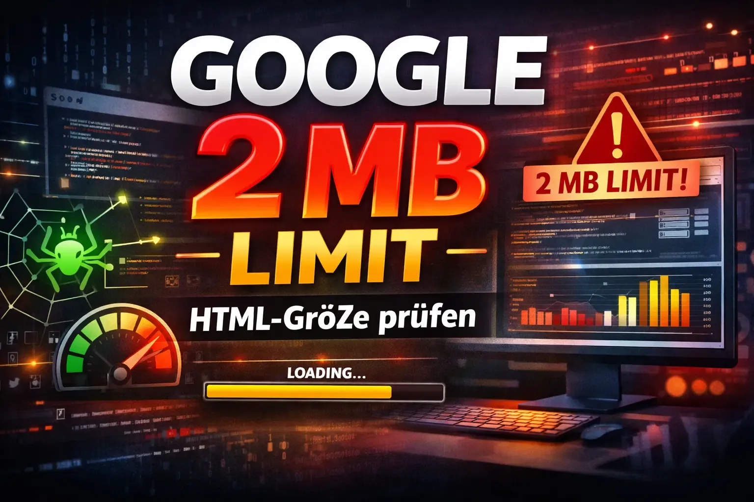 Google 2 MB HTML Limit automatisiert prüfen