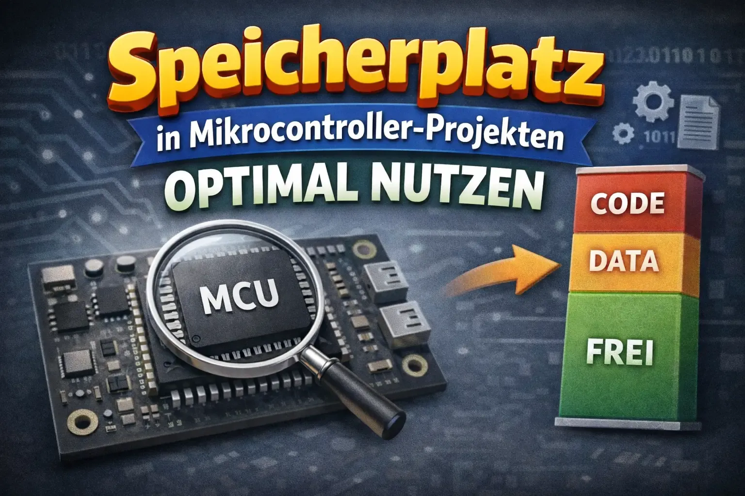 Speicherplatz in Mikrocontroller-Projekten optimal nutzen