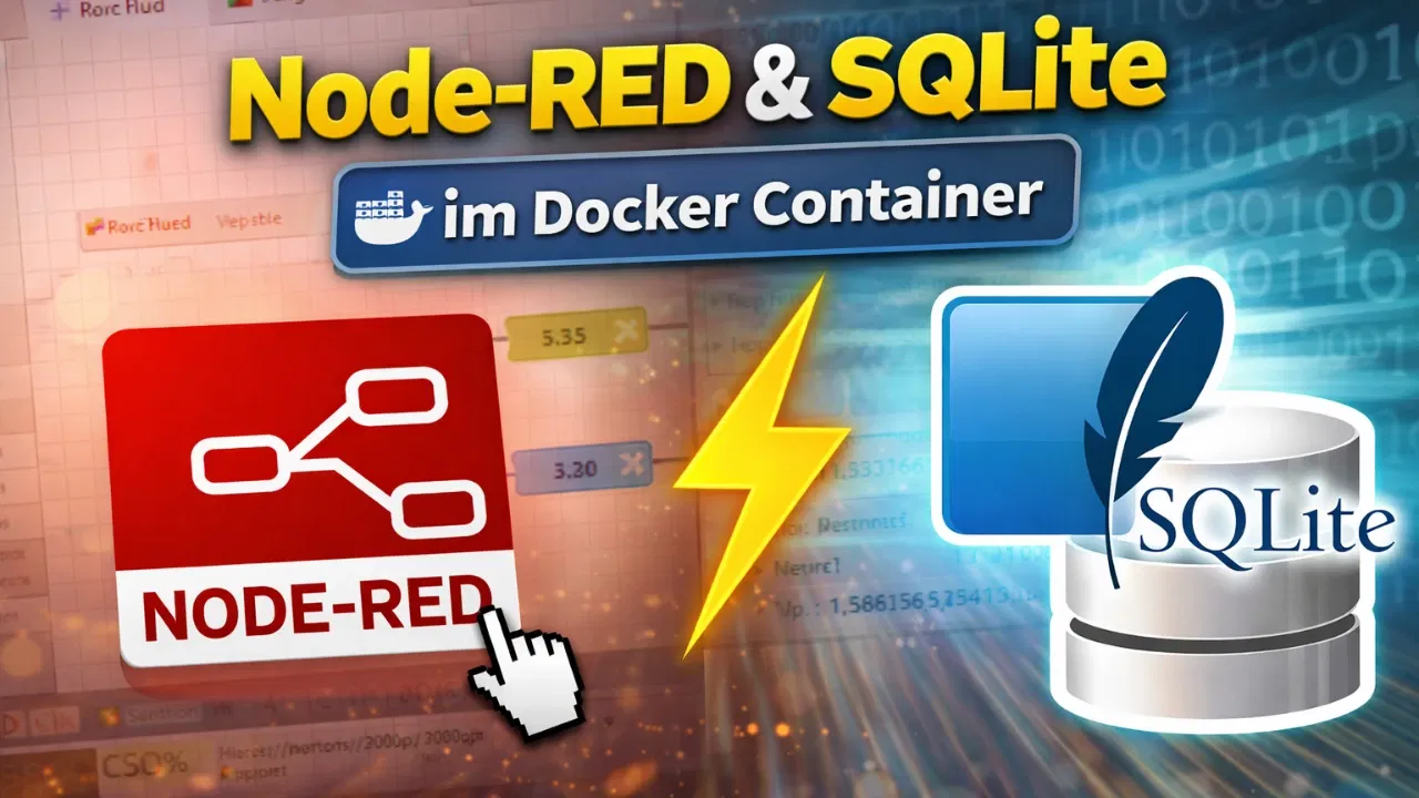 Node-RED mit Docker – SQLite Datenbank anbinden und erste Abfragen