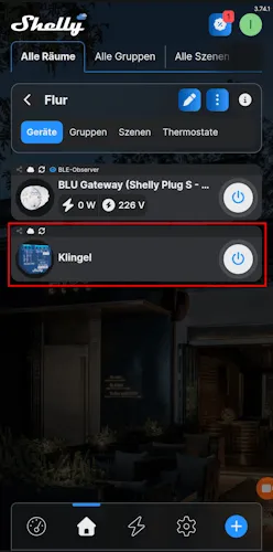 Shelly - Eingang als Taster - Step 1